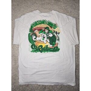Eskimo Joe's St Patrick's Day y2k Graphic 2002 Men's T Shirt Size XL White